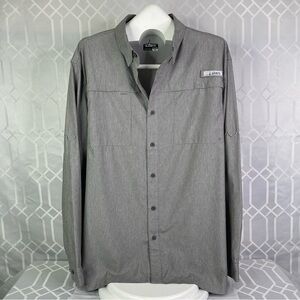 Habit Cationic Check Solar Factor Fishing Shirt 2XL